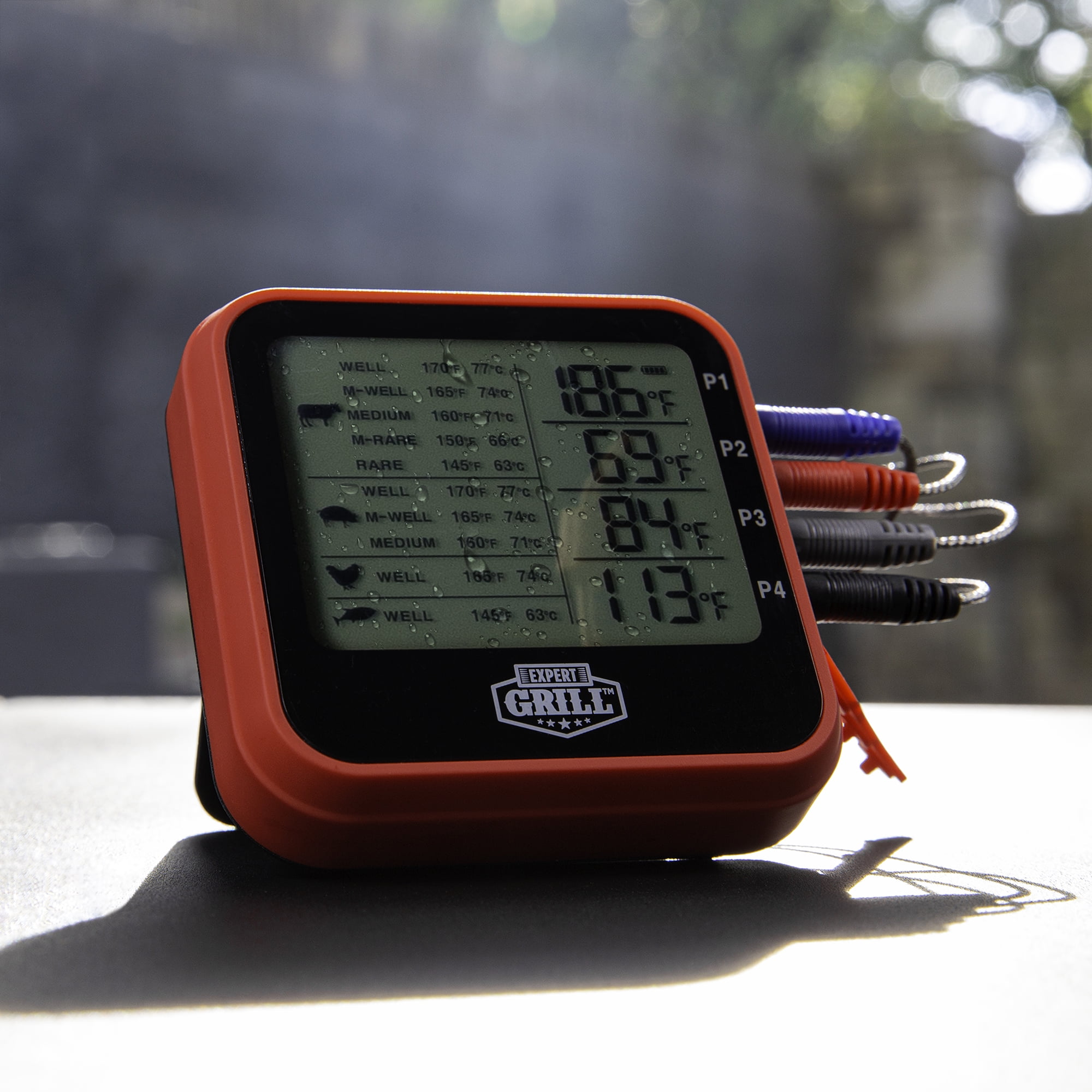 Expert Grill 4-Probe LCD Cooking Thermometer