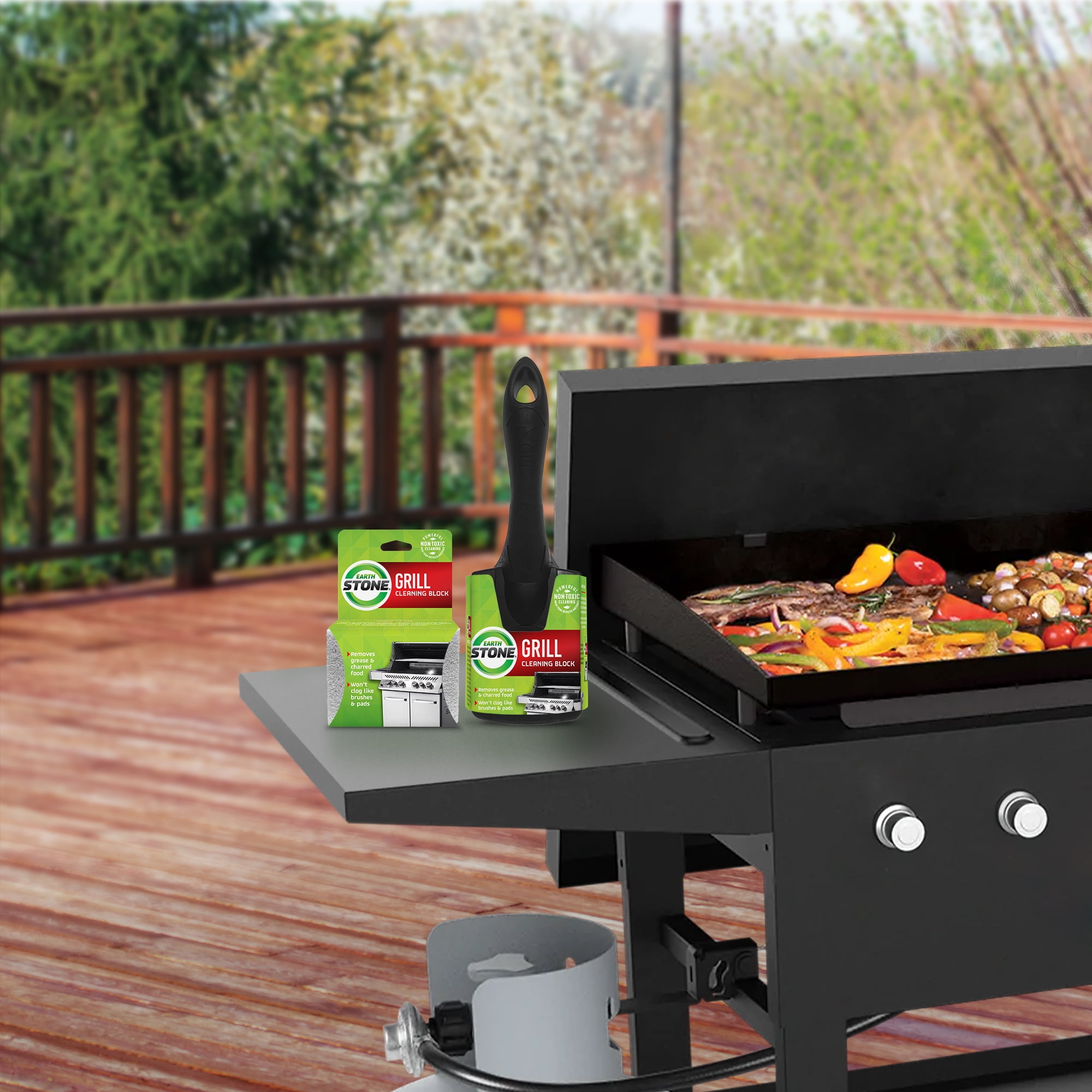 EarthStone® Grill Cleaning Block, Eco-Friendly Grill Cleaner