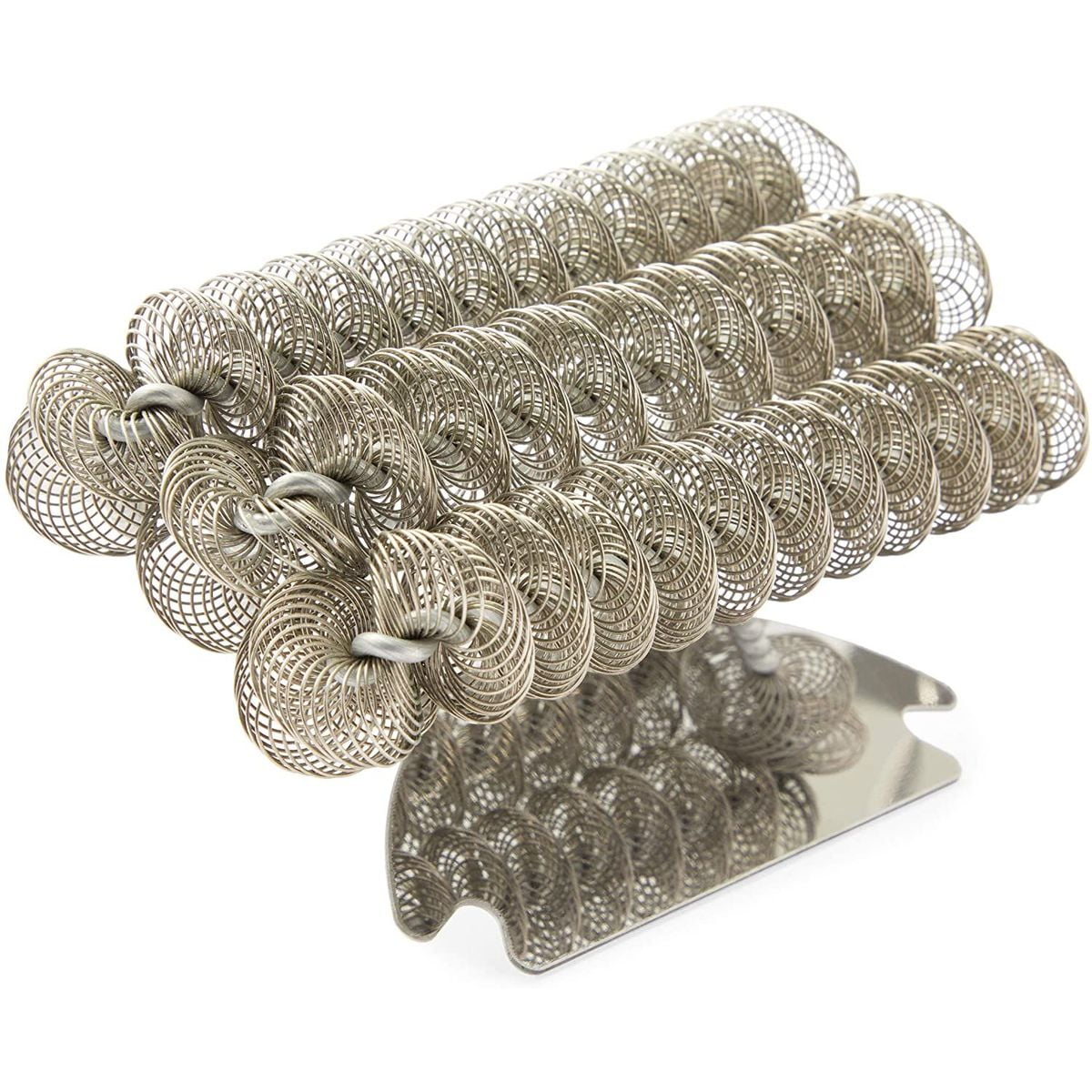 17in BBQ Grill Brush: Bristle-free Cleaning Tool for Gas Grill