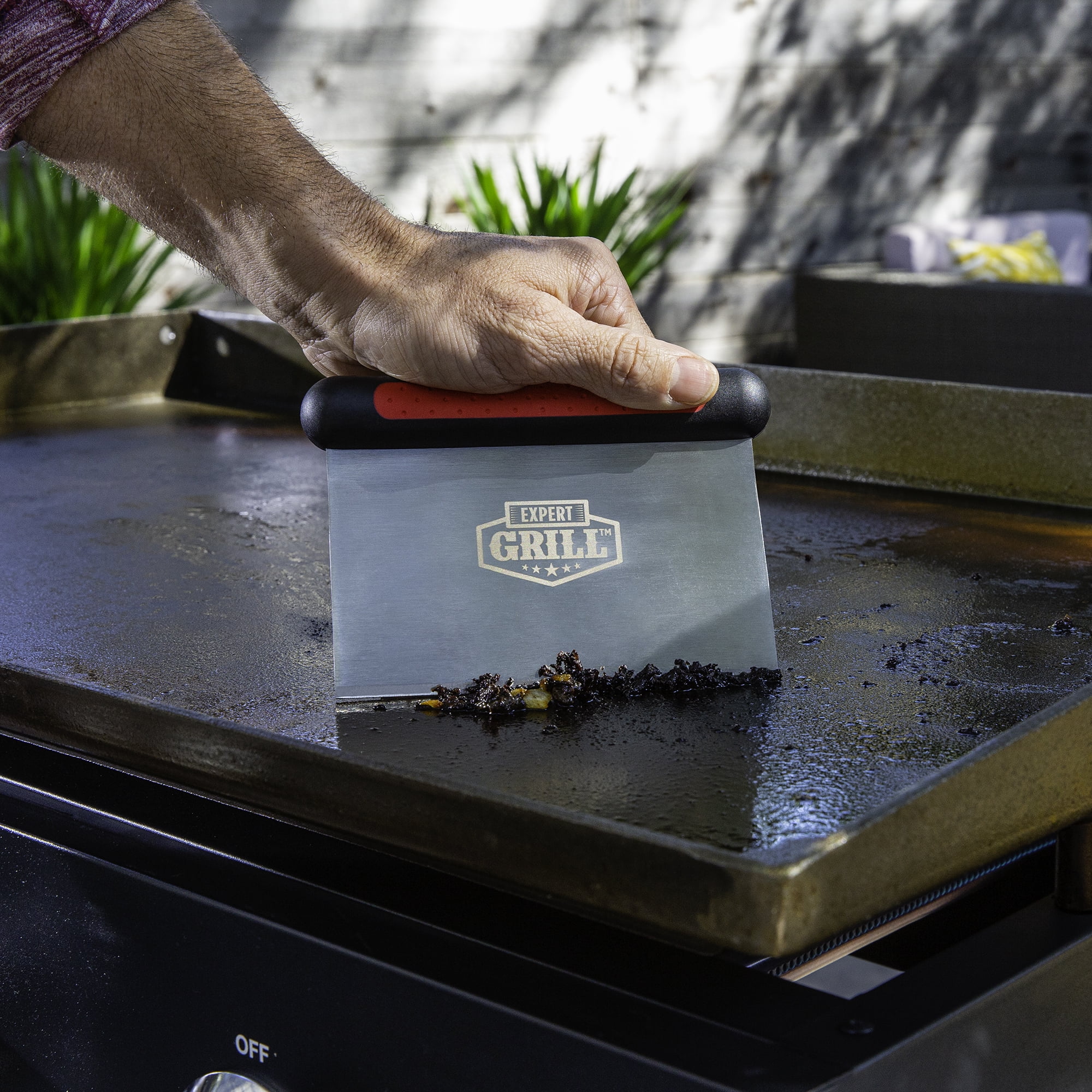 Stainless Steel BBQ Griddle Tool Set - 4 Pieces