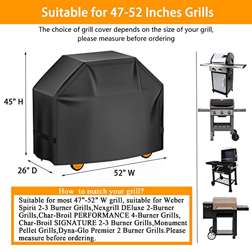 52" Waterproof Gas BBQ Grill Cover - Aoretic