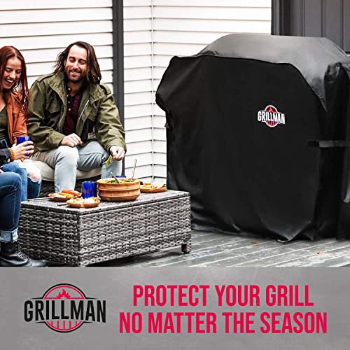 Grillman Premium Outdoor BBQ Grill Cover, Rip-Proof - Large