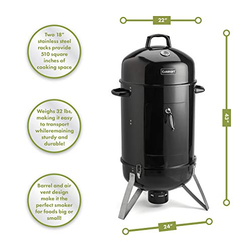 Cuisinart 18" Vertical Charcoal Smoker