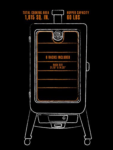 Pit Boss PB7000SP Wood Pellet Smoker, 7 Series Vertical