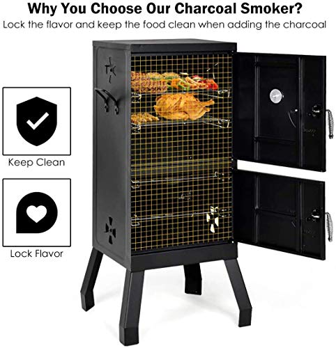 Moccha Smoked Carbon Oven - Vertical Charcoal Smoker