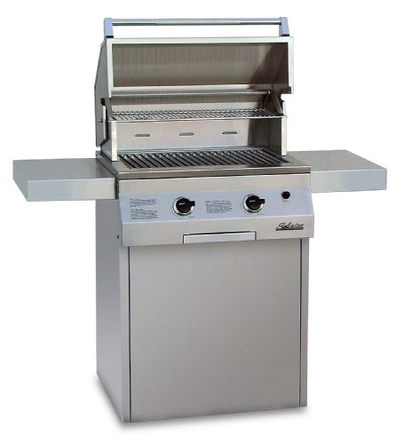 Solaire 27" Deluxe Infrared Propane Grill on Square Cart
