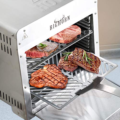 Portable Infrared Gas Grill for Quick Steak Cooking