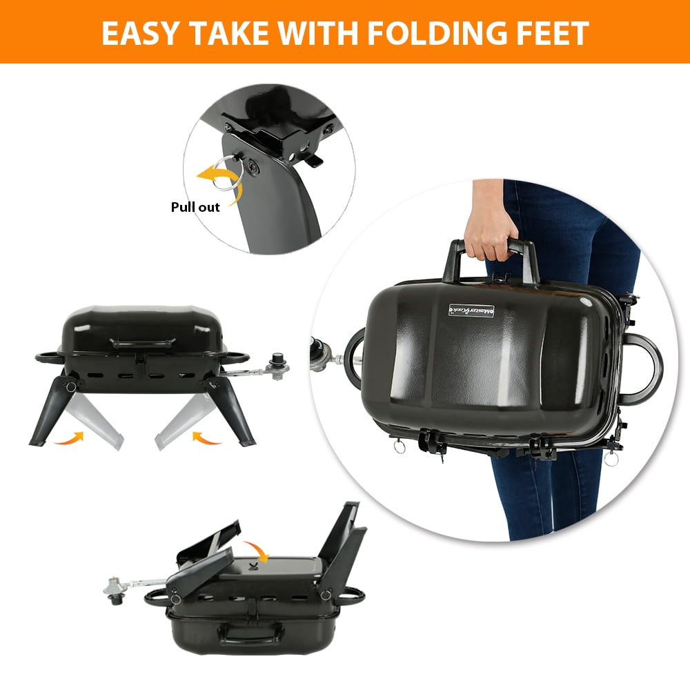 Porta-Chef 18" Propane Grill with Foldable Tabletop