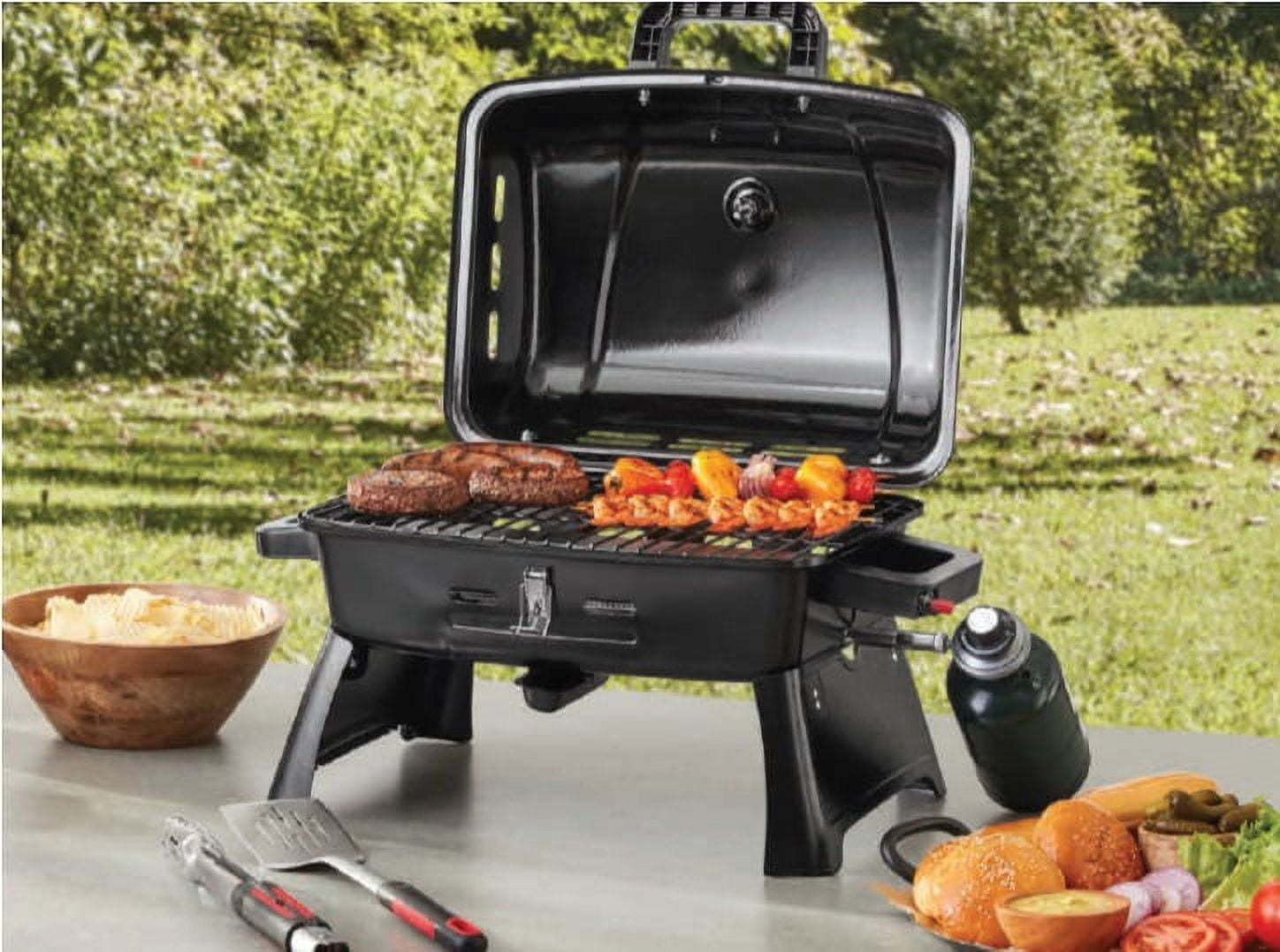 Portable 1 Burner Gas Grill with Griddle