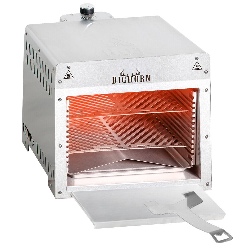 1500°F Infrared Steak BBQ Grill Stainless Steel