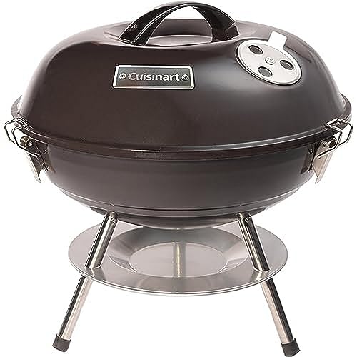Cuisinart Portable Charcoal Grill - 14-Inch, Black