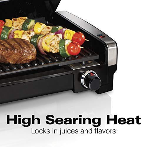 Electric Indoor Searing Grill - Adjustable Temp Control