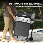 MASTER COOK 3 Burner Propane Gas Grill
