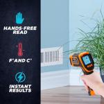 KIZEN Infrared Thermometer Gun - Handheld Heat Temperature Gun