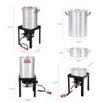 CreoleFeast 30 Qt. Turkey & 10 Qt. Fish Fryer