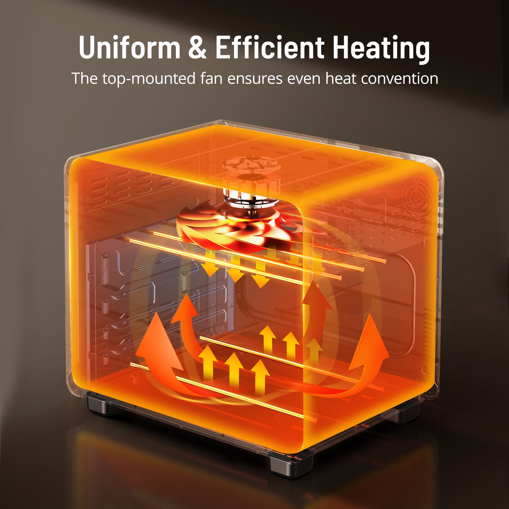 26QT Large Convection Air Fryer Oven with Recipes