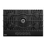 Empava 5-Burner Gas Cooktop in Black Glass