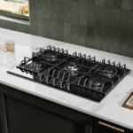 Empava 5-Burner Gas Cooktop in Black Glass