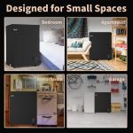 WANAI 3.5 Cubic Foot Chest Freezer with Basket