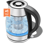 Chefman 1.8L Electric Glass Tea Kettle
