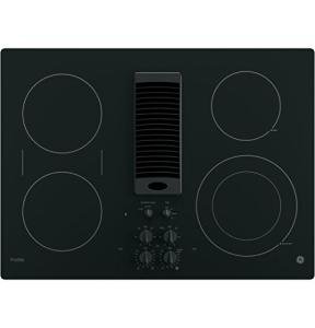 GE Profile Series Electric Cooktop, 30", Black