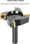 SpeTool 4-Wing Carbide Spoilboard Router Bit 1/2" Shank