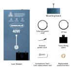 40W Laser Module with Air Assist and Focus