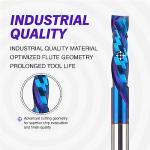 ZahyoX 1/4" Up Down Spiral Router Bit Set