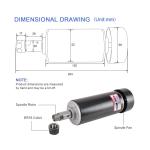 500W ER16 CNC Spindle Motor Kit