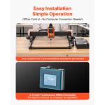 Uimoso 300W CNC Router for Wood Engraving