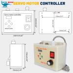 2.2KW Brushless Servo Motor CNC Controller Kit
