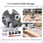 SICWOOD Slab Flattening Router Bit 2.5" Diameter