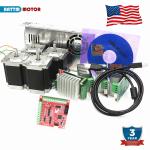4 Axis Nema23 Stepper Motor CNC Kit