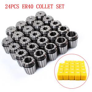 24-Piece ER40 High Precision Collet Set