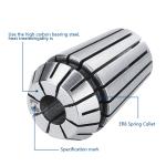 9-Piece ER8 Spring Collet Set for CNC Machines