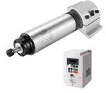 1.5KW 220V Air Cooled CNC Spindle Motor Set