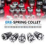 9-Piece ER8 Spring Collet Set for CNC Machines