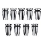 9-Piece ER8 Spring Collet Set for CNC Machines