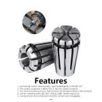 9-Piece ER8 Spring Collet Set for CNC Machines