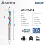 Aoranto 1/4" Compression Spiral Router Bit Set