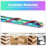 Extra Long 5-Inch Compression Spiral Router Bit