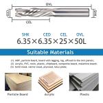 1/4" Up Down Compression Router Bit for CNC