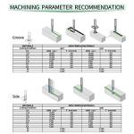 WEXWE Tools 3/8” Extra Long End Mill Bits