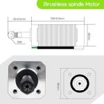RATTMMOTOR 24V Brushless Spindle Motor 10800RPM