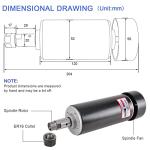 500W Daedalus CNC Spindle Motor Kit with ER16