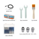 500W Air-Cooled Spindle Motor Kit with Collets