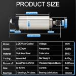 RATTMMOTOR 2.2KW Air-Cooled CNC Spindle Motor Kit