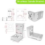 RATTMMOTOR 24V Brushless Spindle Motor 10800RPM