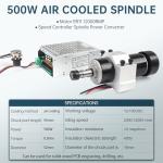 RATTMMOTOR 500W CNC Air Cooled Spindle Motor