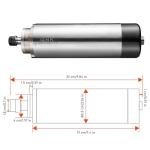 1.5KW Air Cooled CNC Spindle Motor ER11 24000RPM